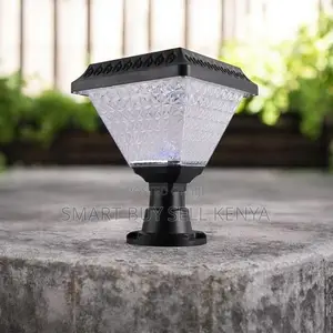 Crystal Led Illumination Solar Powered Decorative Garden Post Light