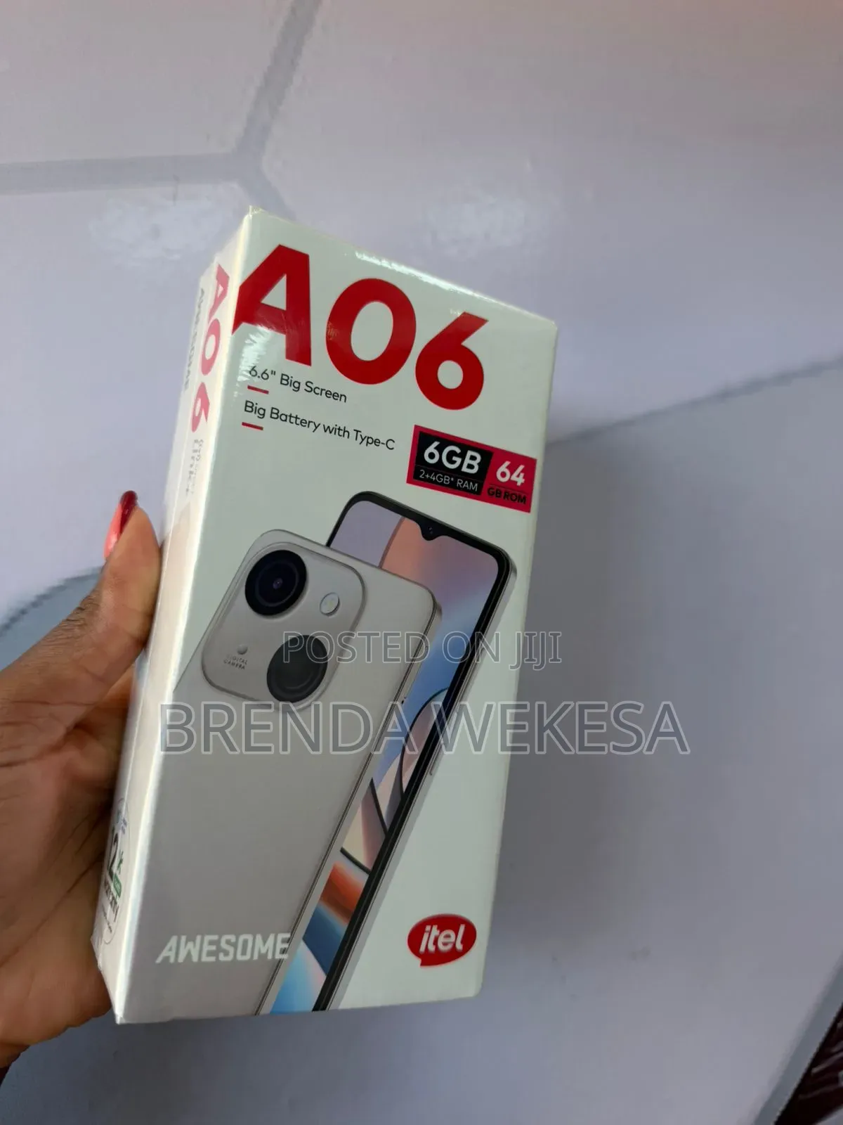 New Itel A06 64 GB Gray