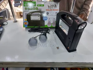 Cl23 Bluetooth/Fm/Mp3 Solar Lamp (2 Bulbs) - Eg