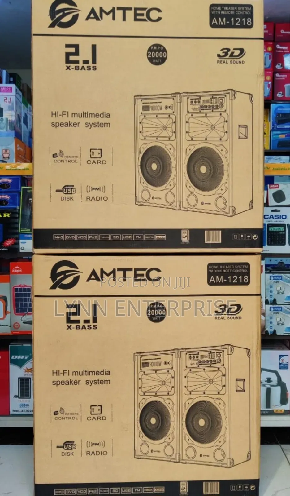 *Amtec 1218 Powered Speaker With Microphone