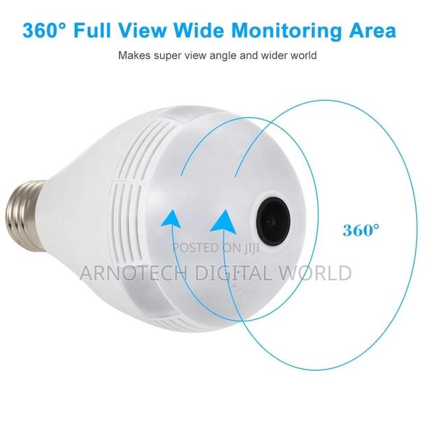 360dgrees Panoramic Fish Eye Vr Double Light Pir Cmos Wireless Camera