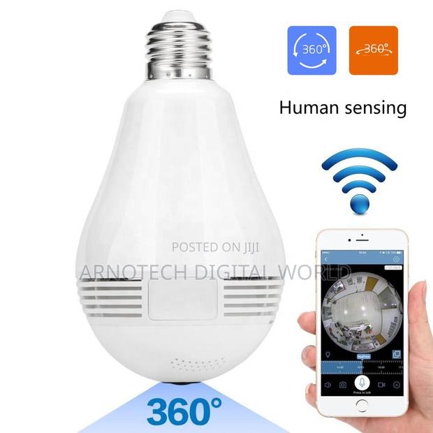 360dgrees Panoramic Fish Eye Vr Double Light Pir Cmos Wireless Camera - thumbnail 5