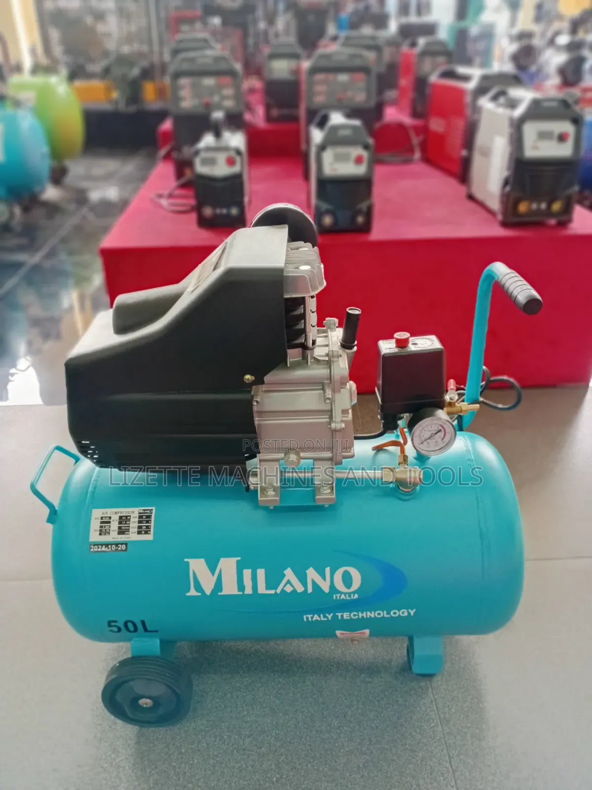 50l Milano Italia Direct Electric Air Compressor