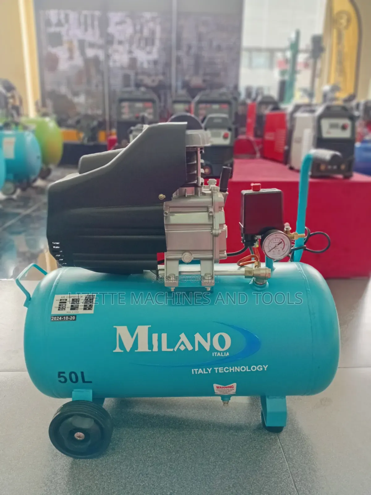 50l Milano Italia Direct Electric Air Compressor