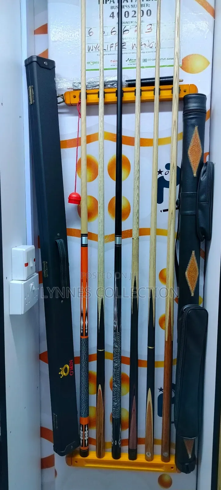 Wall Cue Racks