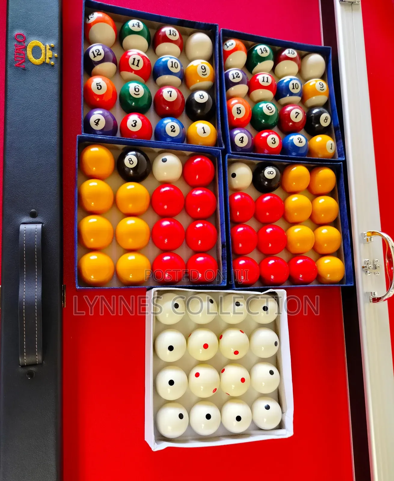 Set of Pool Balls