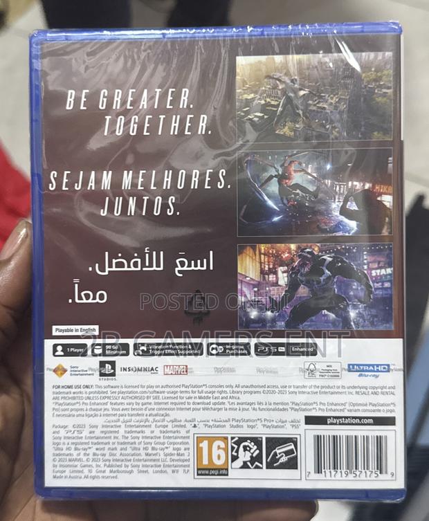 Marvel Spoderman 2 Ps5 - thumbnail 2