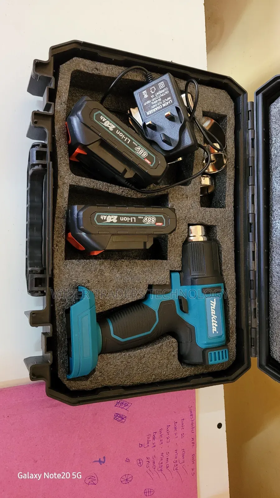Makita Cordless Heat Gun Kittwo 88v Lithium-Ion Batteries