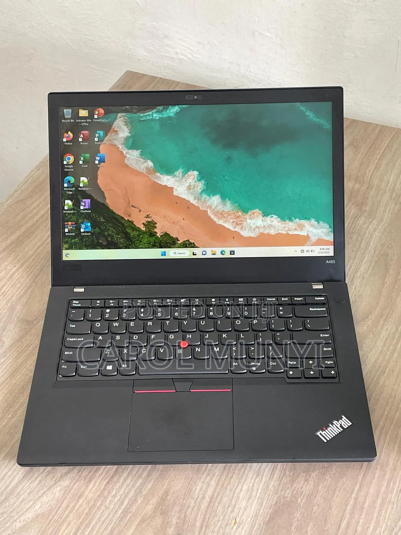 New Laptop Lenovo ThinkPad A485 8GB AMD Ryzen 5 SSD 256GB