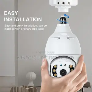 V380 Pro CCTV 4g Sim Card Bulb Camera Wireless Video Surveillance