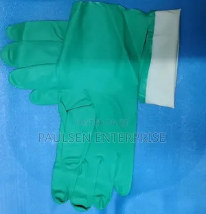 Green Nitrile Industrial Gloves/Nitrile Gloves Size 8,9,10,11
