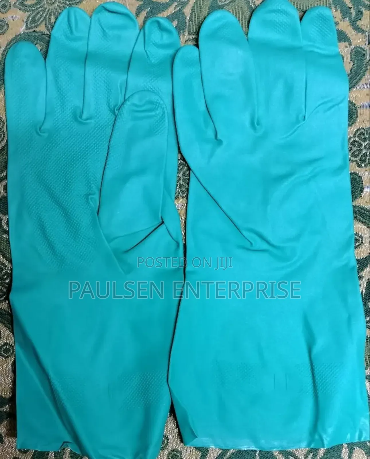 Green Nitrile Industrial Gloves/Nitrile Gloves Size 8,9,10,11