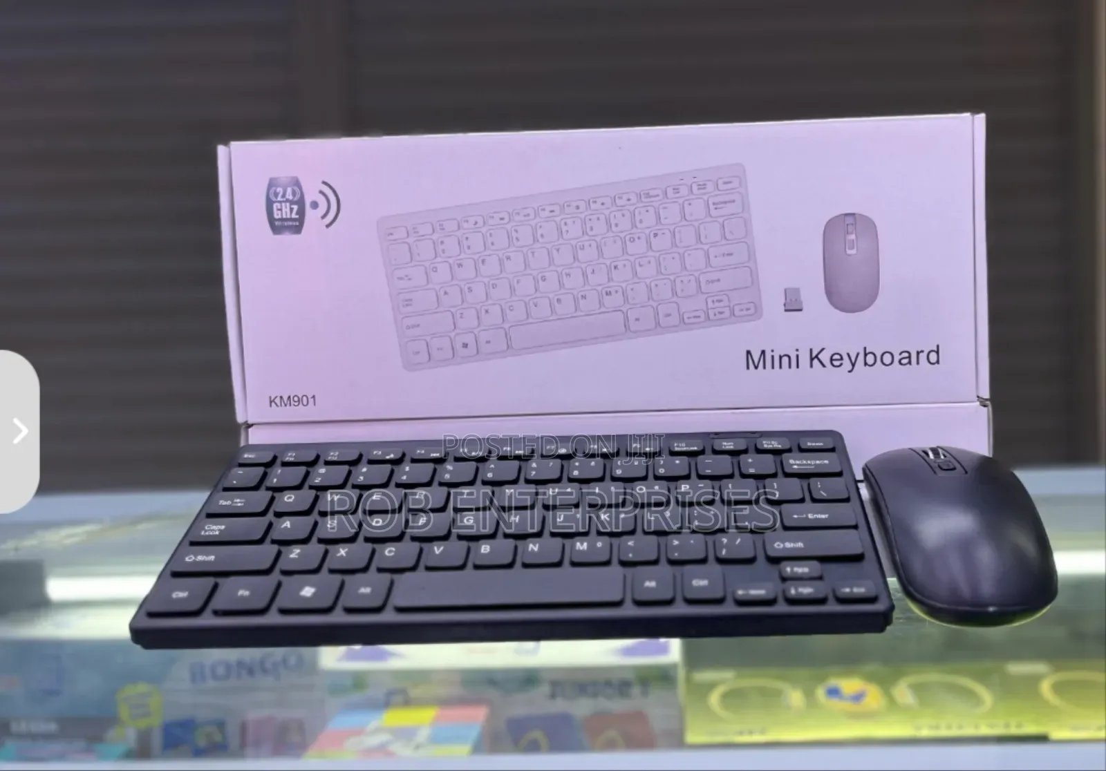 Wireless Keyboard With a Mouse
