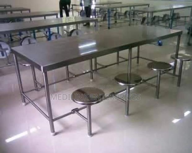 Stainless Bistro Furniture Tables and Chairs