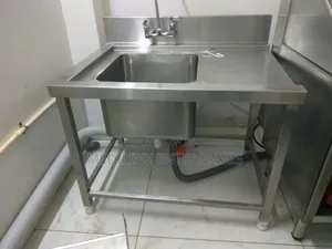 Ss304 Stainless Steel Washing Single Bowl Sink