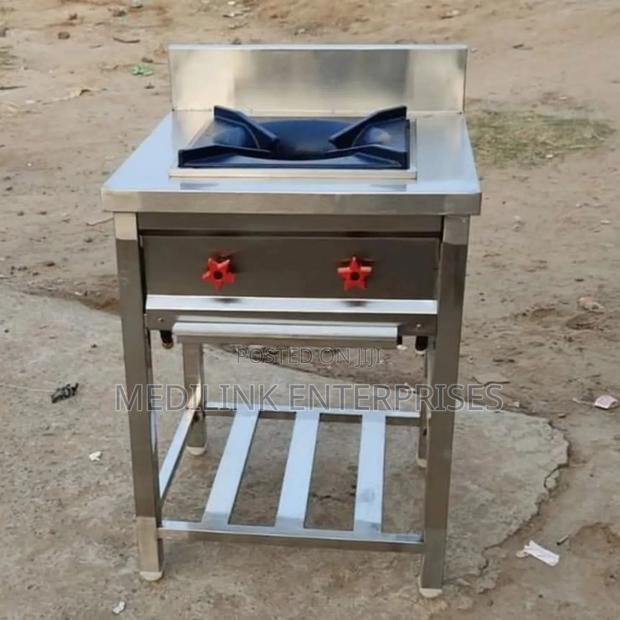 S 304 Stainless Steel Commercial Kitchen Single Burner Cooker