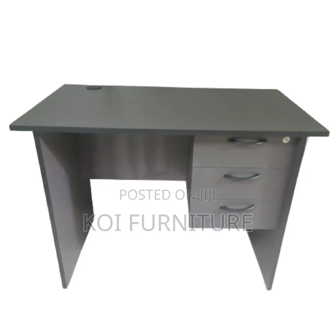 Office Desk; 1.2 Meters Rich Wooden Home Office Lockable Home Desk