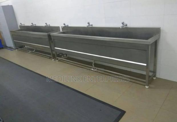 Ss 304 Customized 6ft Stainless Steel Laundry Sink