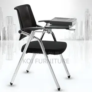 Office Chairs; Foldale Black Mesh Breathable Writing Office Seat