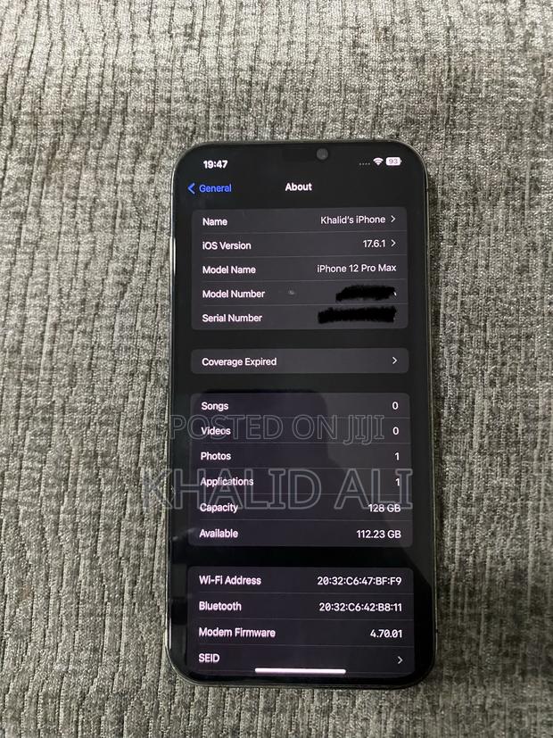 Apple iPhone 12 Pro Max 128 GB Gray - thumbnail 2