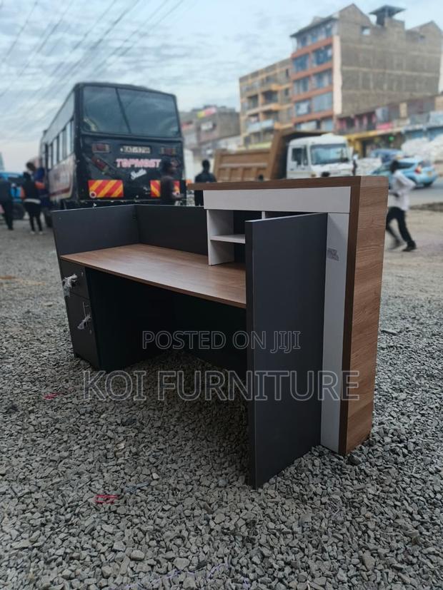 Reception Desk; 1800mm Ideal Front Office Desk for Receptionists - thumbnail 3