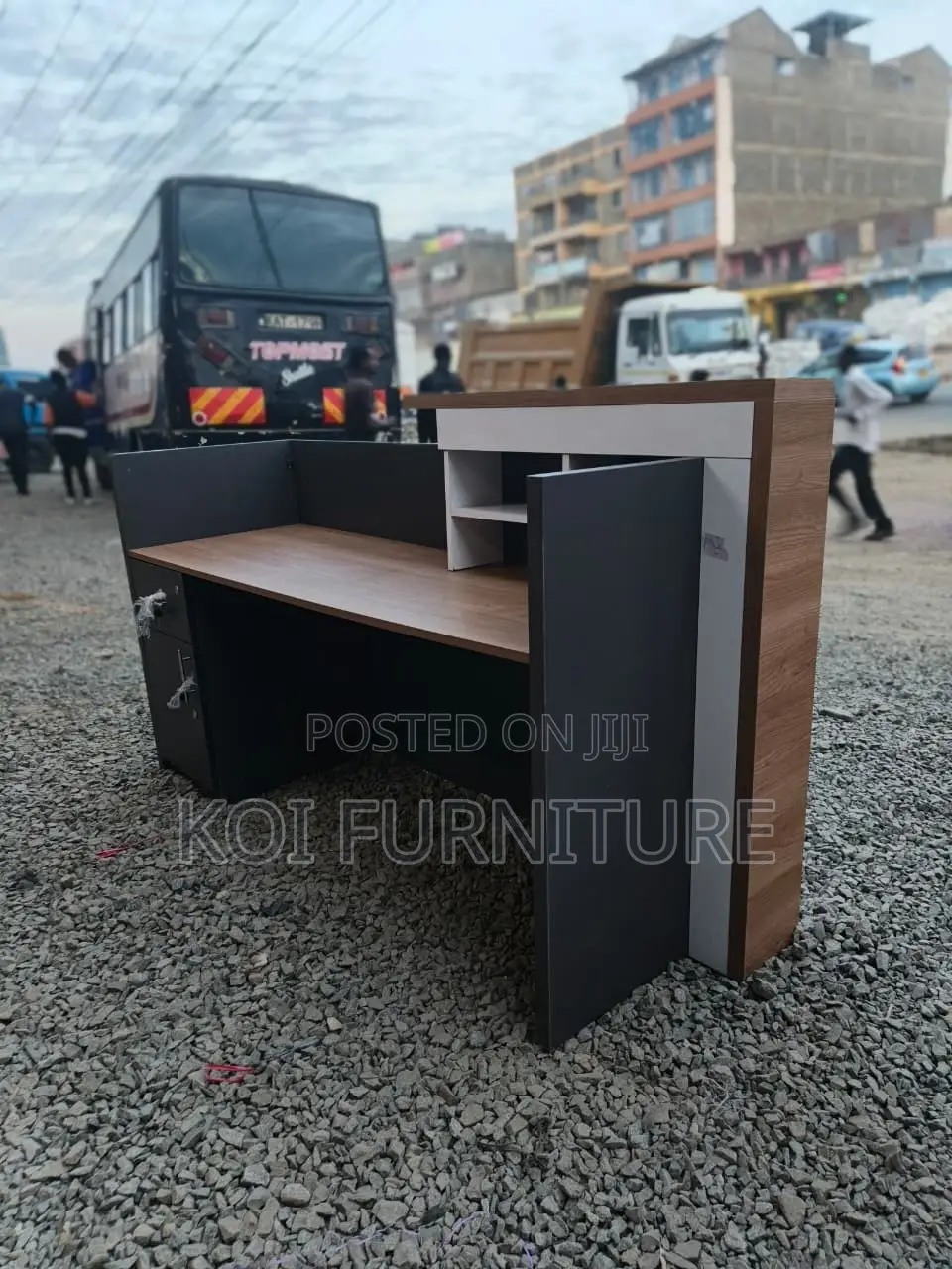 Reception Desk; 1800mm Ideal Front Office Desk for Receptionists