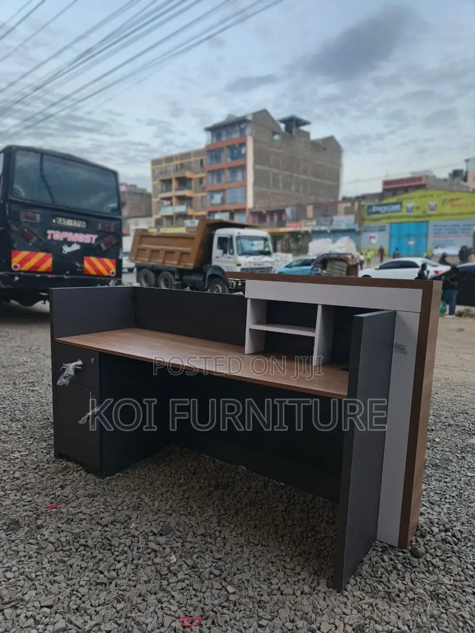 Reception Desk; 1800mm Ideal Front Office Desk for Receptionists