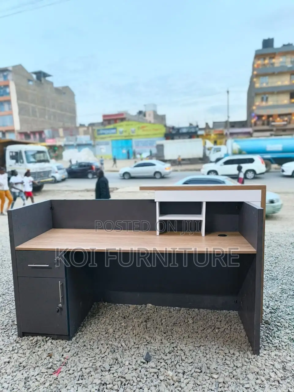 Reception Desk; 1800mm Ideal Front Office Desk for Receptionists