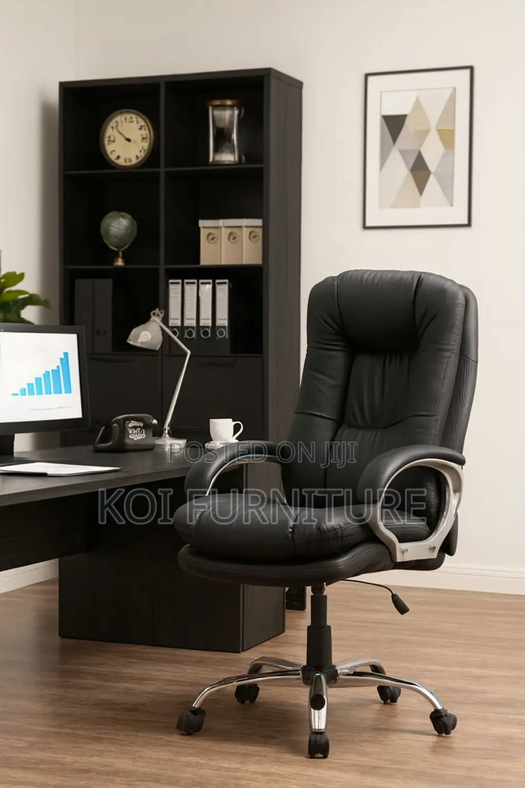 Office Chairs; Heavy Fiber Leather Office Executive Seats