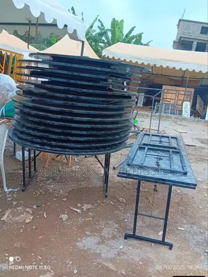 Customized Marine Metallic Tables for Events