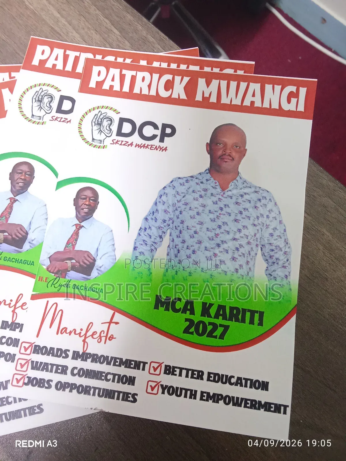 A6 Political Campaign Fliers Printing in Nairobi| Fast Affordable