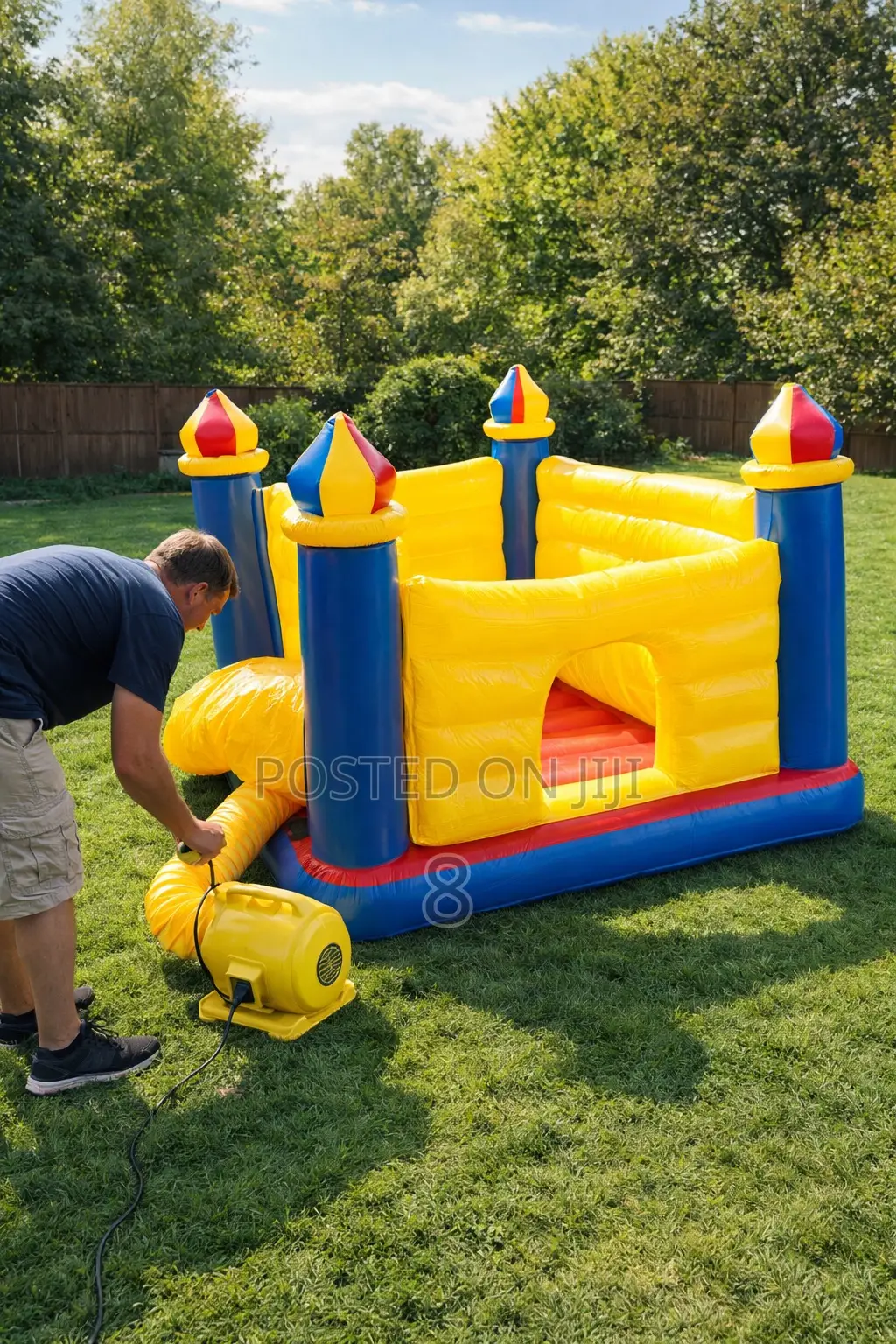 Kids Inflatable Castle With Blower Included