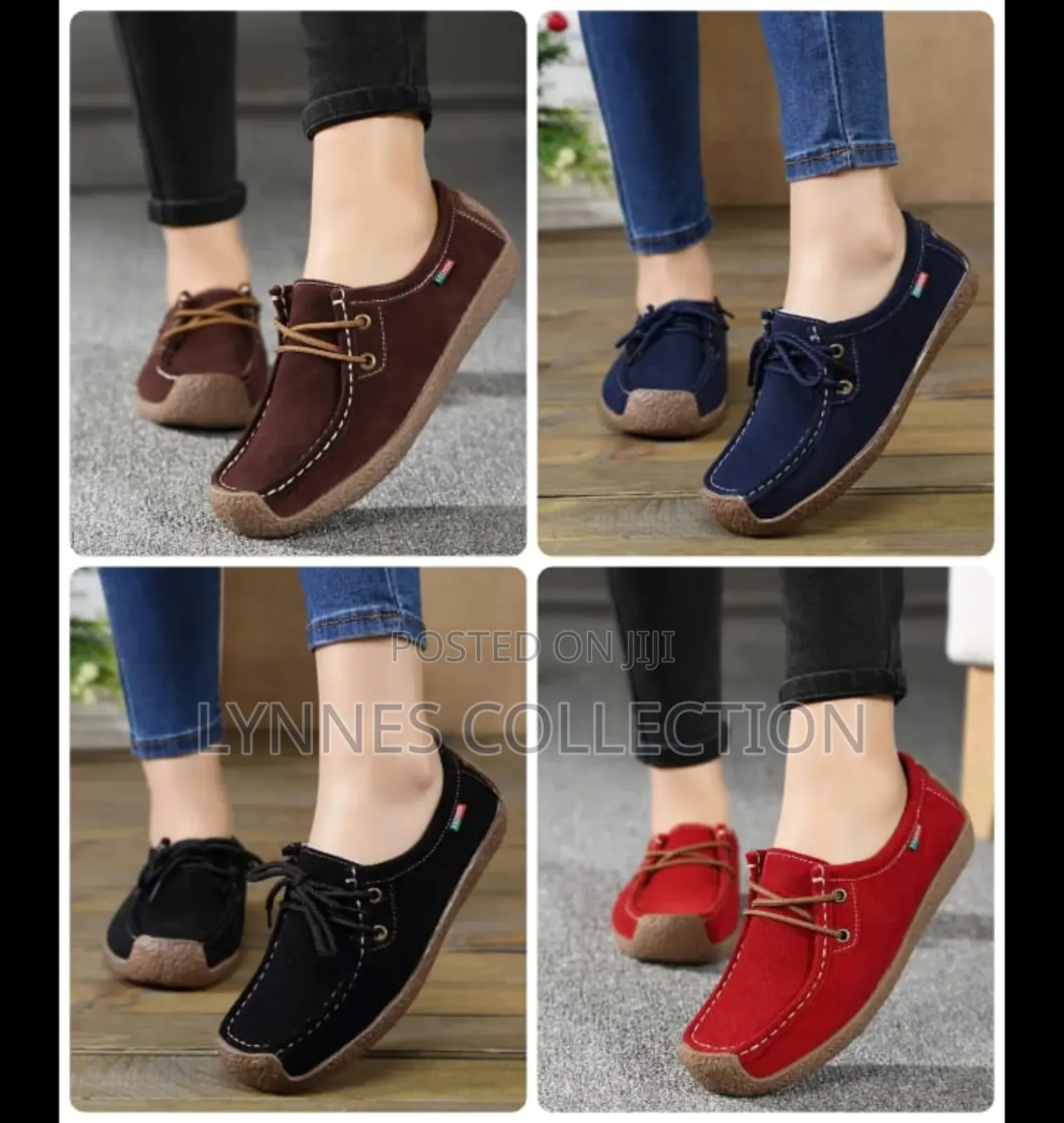 Ladies Suede Loafers Available