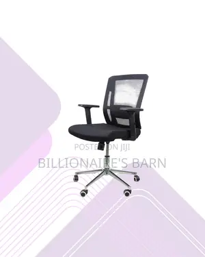 The Barn Origin Chair Mid Back Chrome Base Durable Support