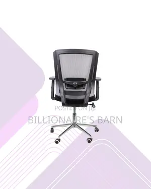 The Barn Origin Chair Mid Back Chrome Base Durable Support