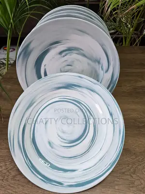 Marble Beautiful Ceramic Plates Per Set of 6 Pieces