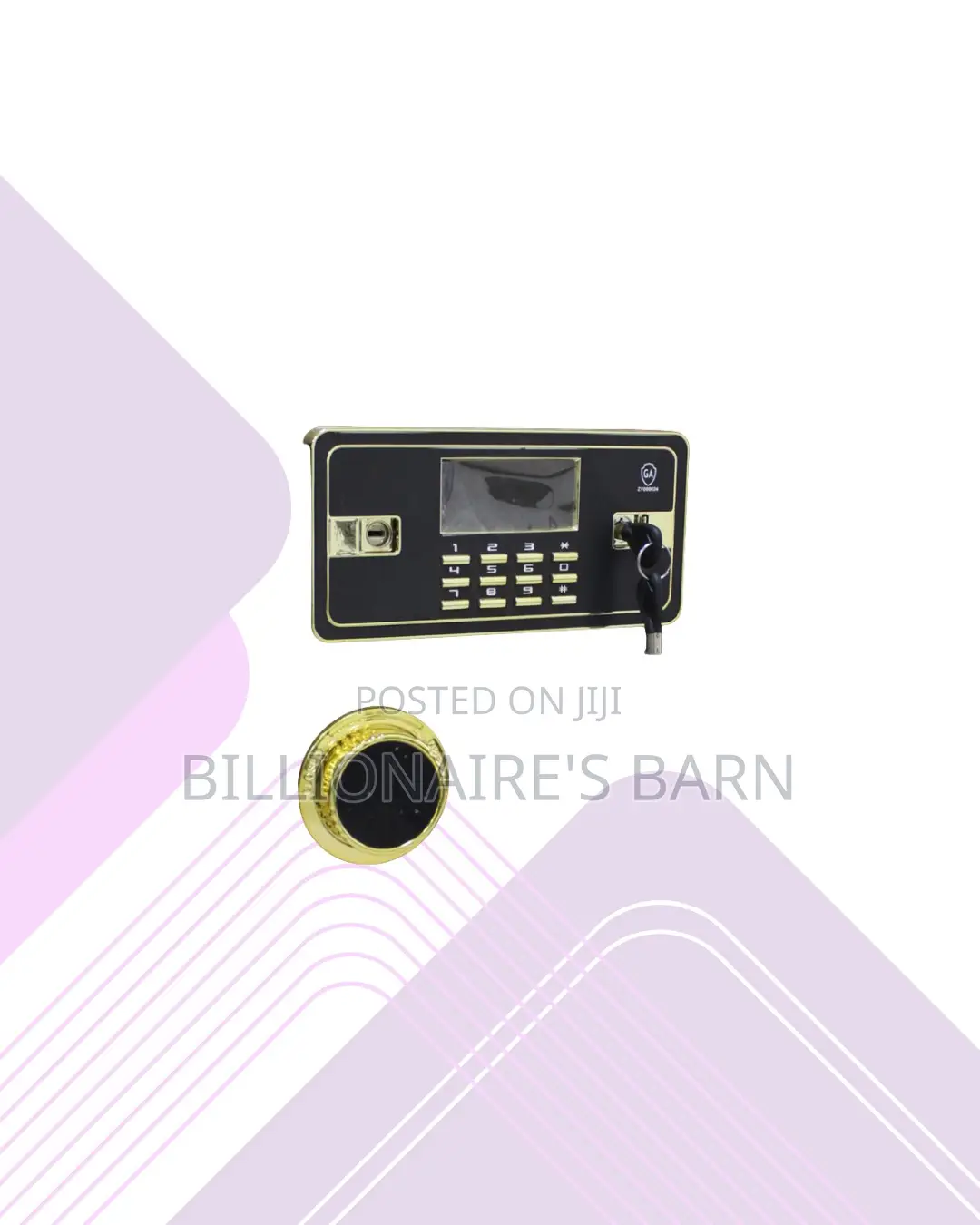 Fireproof Biometric Safe 70 Kg Programmable Keypad and Dual Alarm