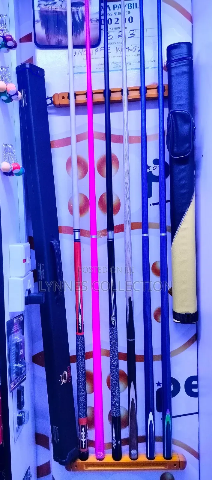 Wooden Wall Cue Racks