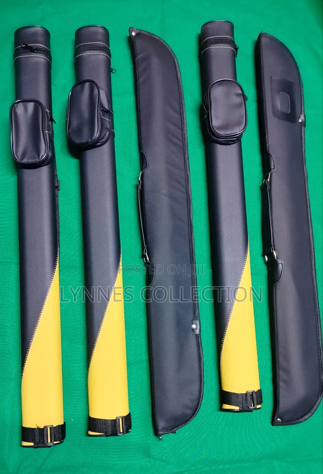 Half Leather Cue Bags