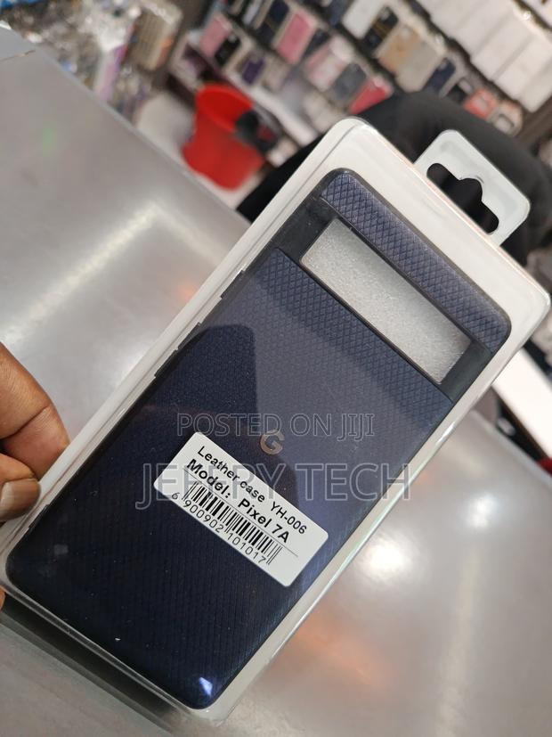 Blue Google Pixel 7a Leather Case (Model Yh-006). - thumbnail 2