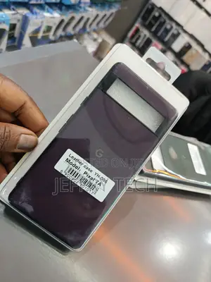 Purple Leather Case Model Yh-006 for the Google Pixel 7a Smartphone