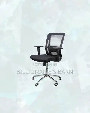 The Barn Origin Chair Mid Back Chrome Base Office Support