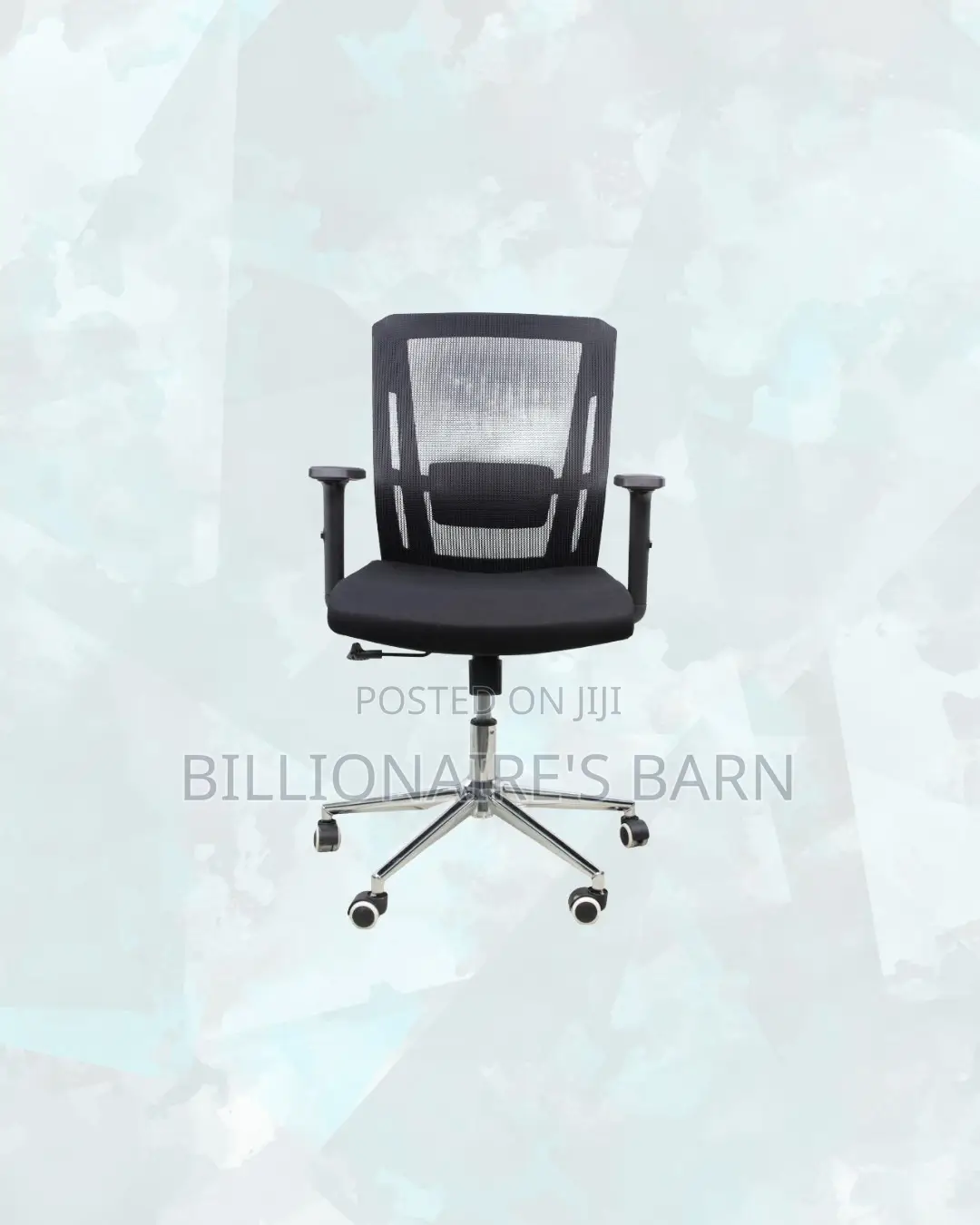 The Barn Origin Chair Mid Back Chrome Base Office Support