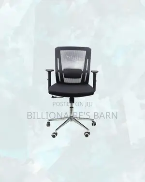 The Barn Origin Chair Mid Back Chrome Base Office Support