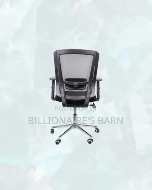 The Barn Origin Chair Mid Back Chrome Base Office Support