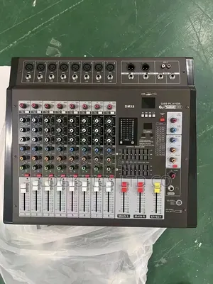 8-Channel Omax Powered Mixer With Mp3 Bluetooth