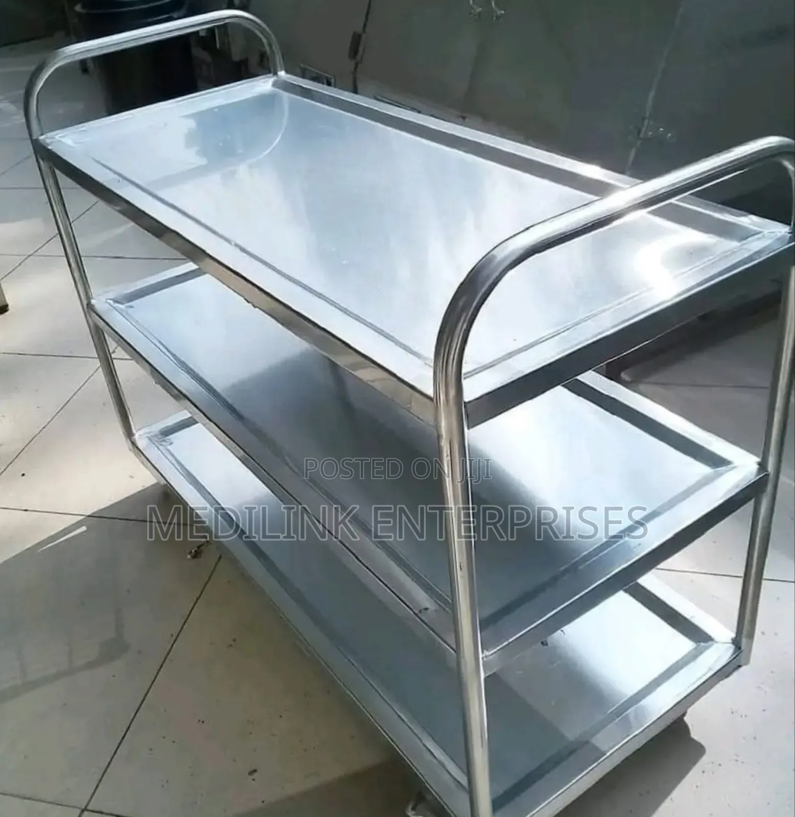 Ss304 Stainless Steel Restaurant Trolley