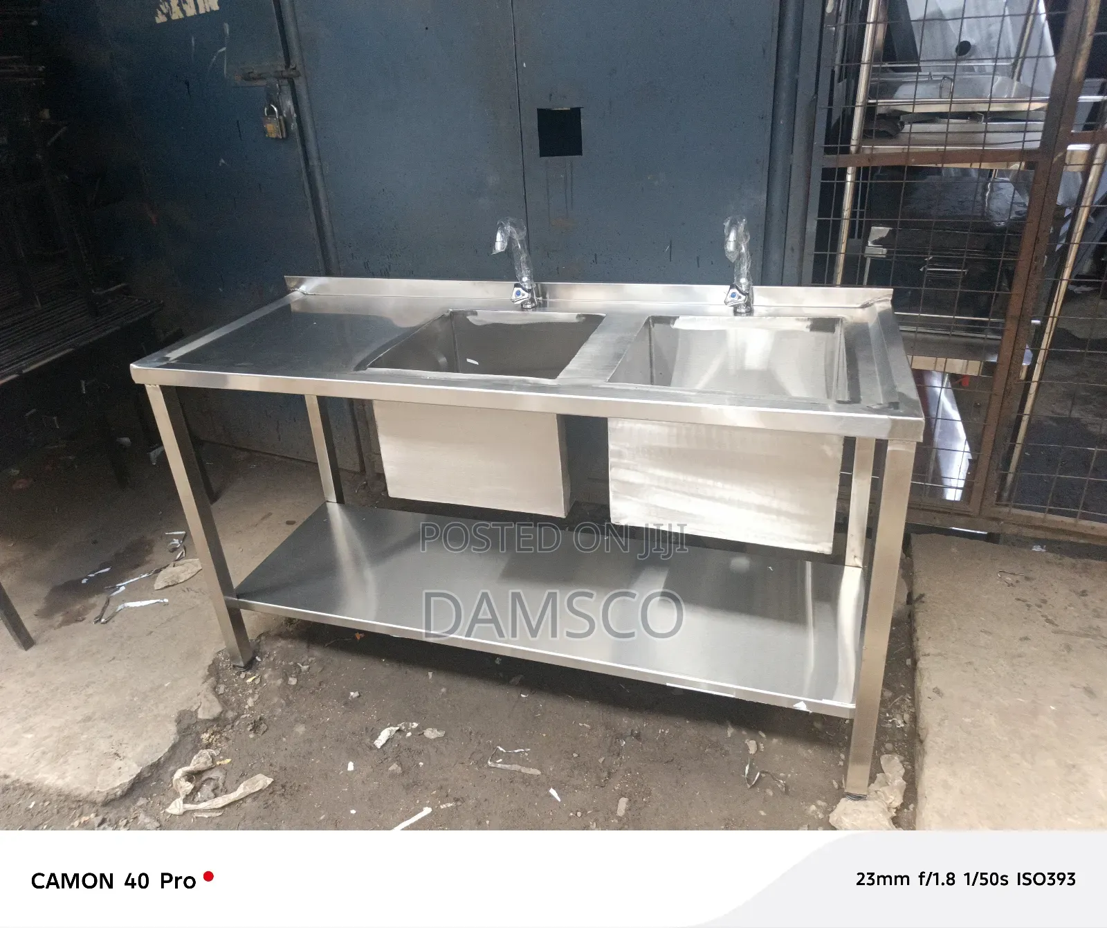 Kitchen Double Sink Ss