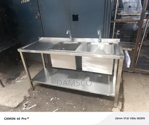 Kitchen Double Sink Ss