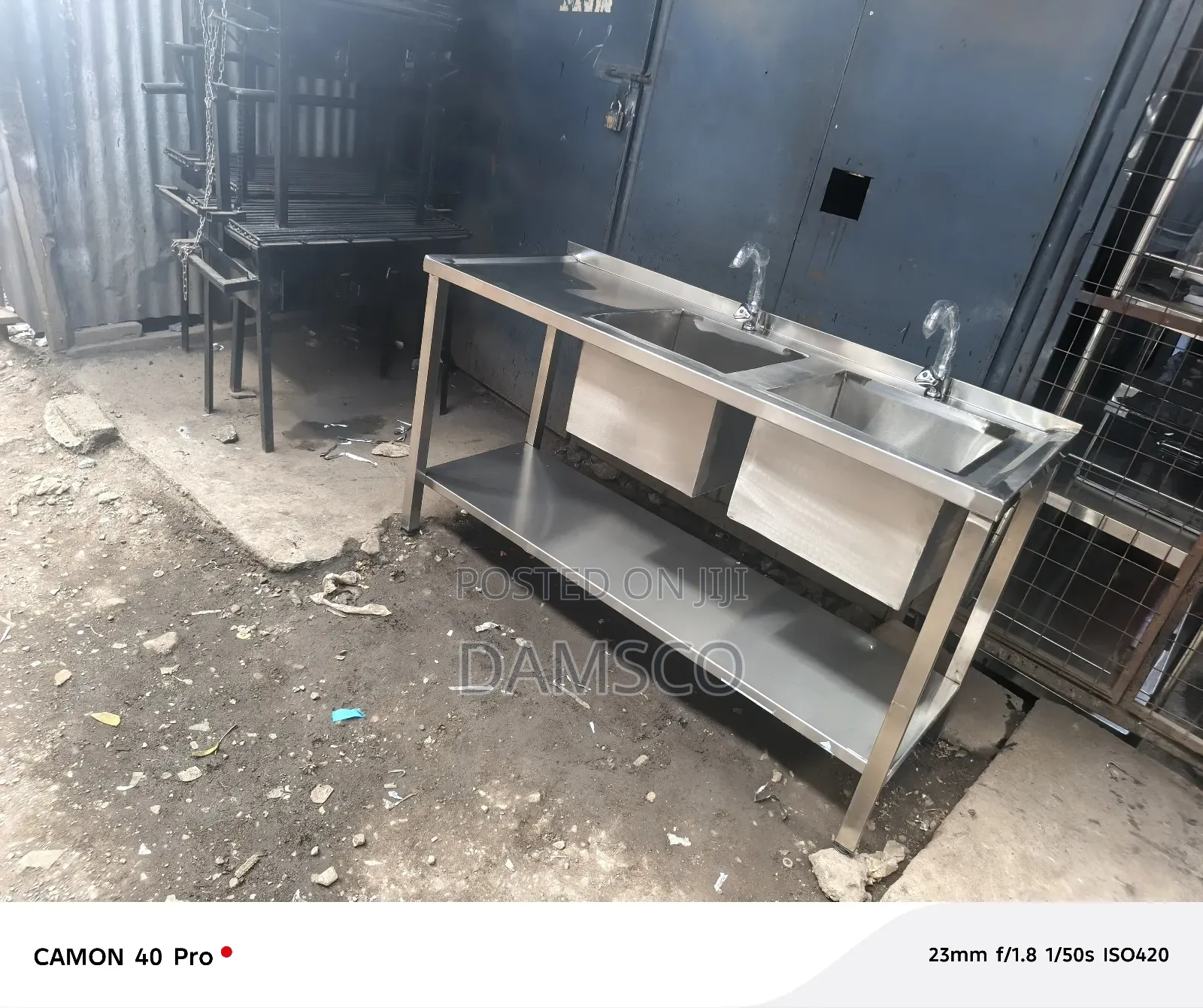 Kitchen Double Sink Ss